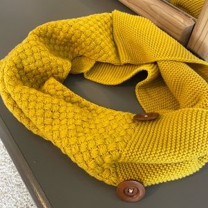 Infinity scarf gold/yellow